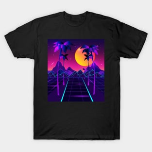 synthwave country side T-Shirt